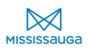 City of Mississauga logo with an abstract M icon in blue.
