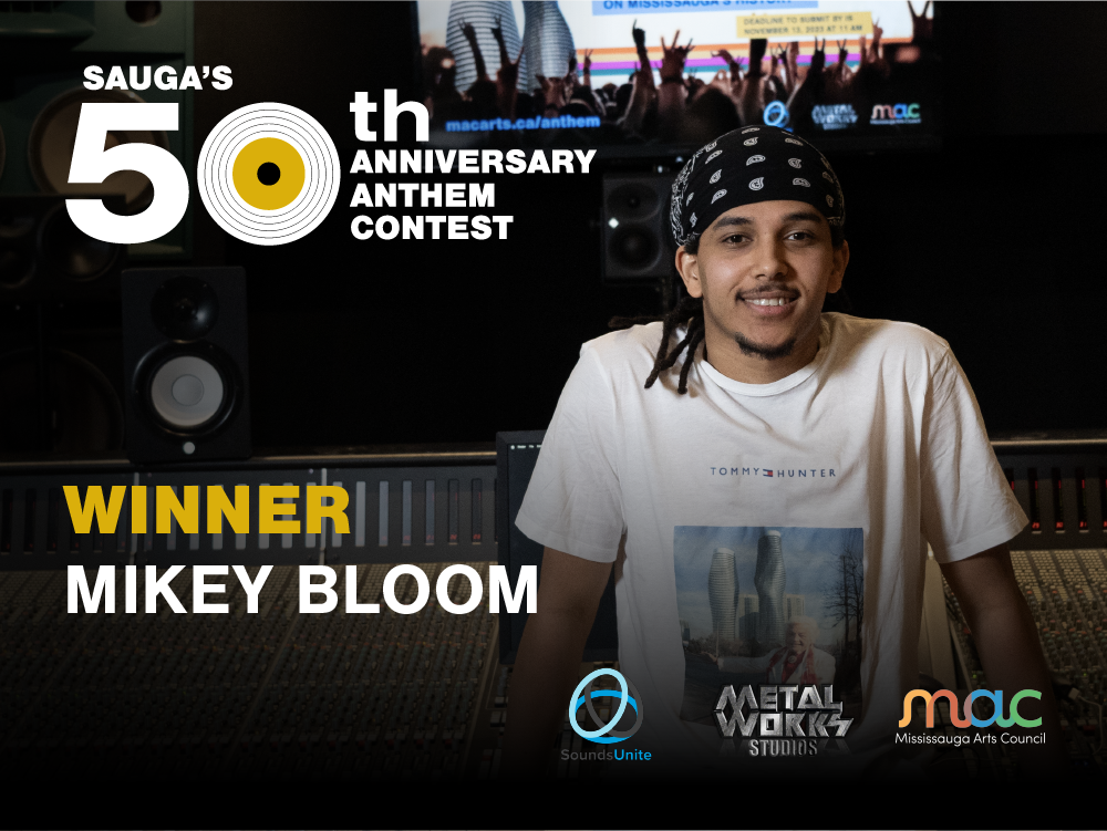 “Mississauga” by emerging rapper, Mikey Bloom wins the 50th Anniversary Anthem Contest!
