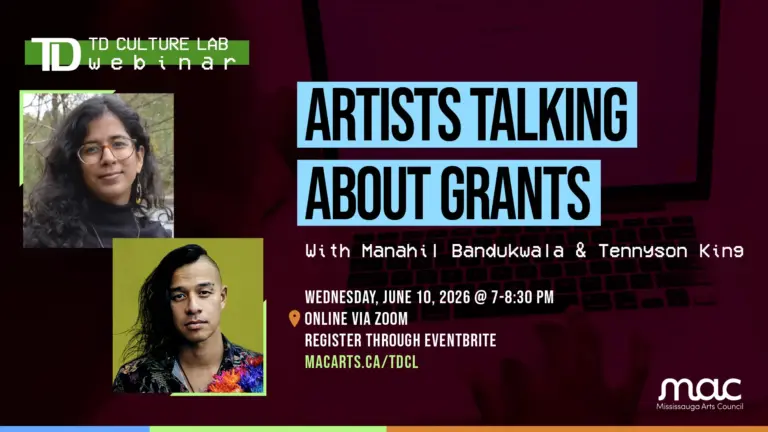 TD Culture Lab: Artists Talking About Grants